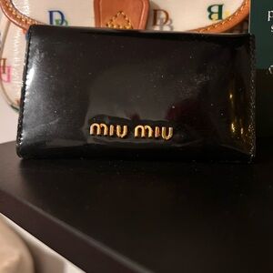 Miu Miu black key holder
